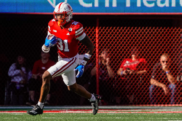 Tommi Hill kickoff return second quarter 2023 Nebraska Northwestern football USATSI_21702142